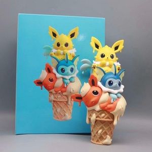 Pokémon figure vaporeon, Jolteon & flareon.